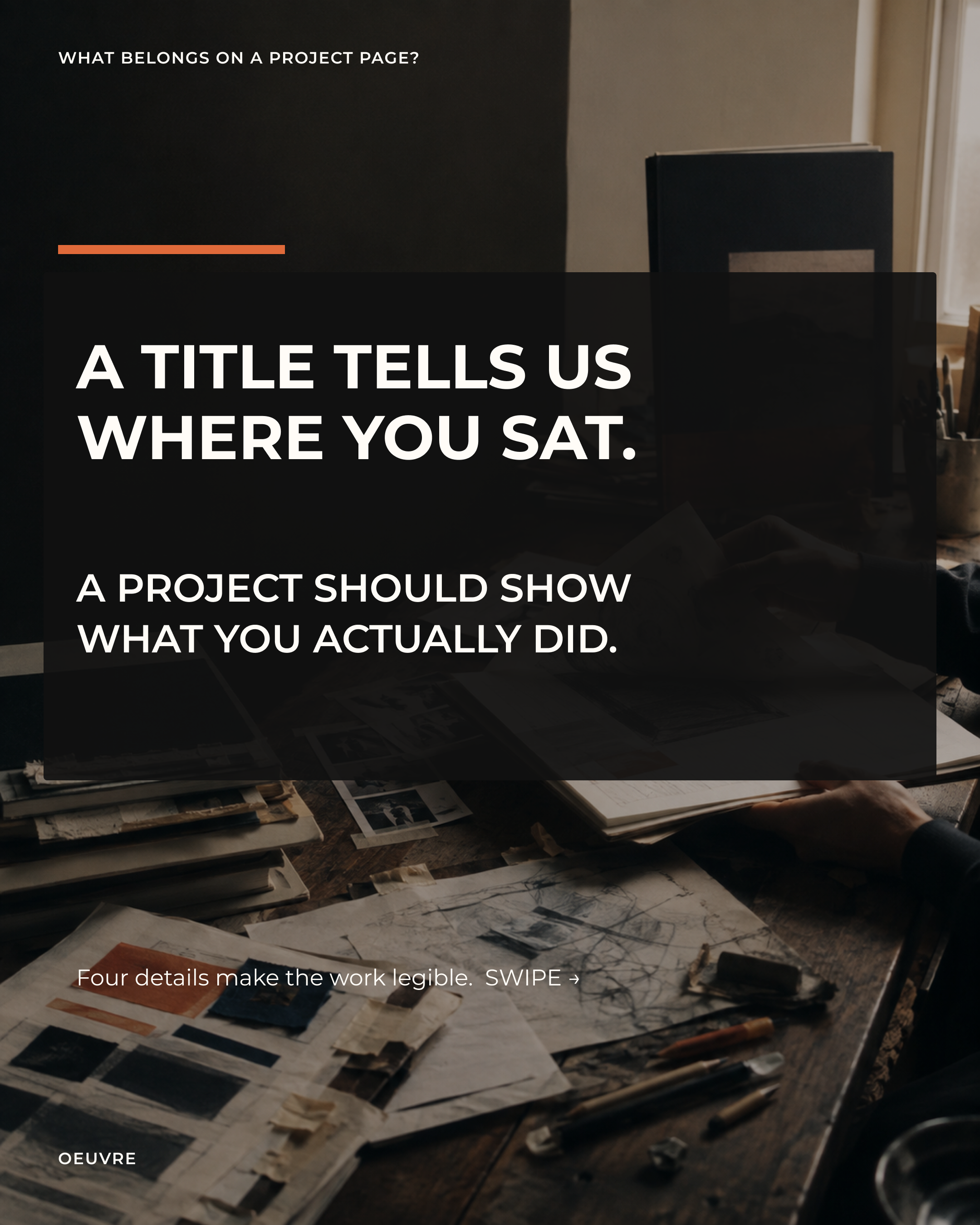 An editorial composition about making contribution visible